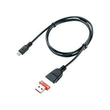 Rosenberger 267361 Magnetický USB 2.0 konektor micro-B, zástrčka rovná, černá;červená