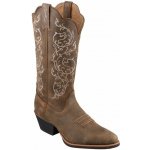 Twisted X Dámské westernové boty béžová výšivka – Sleviste.cz