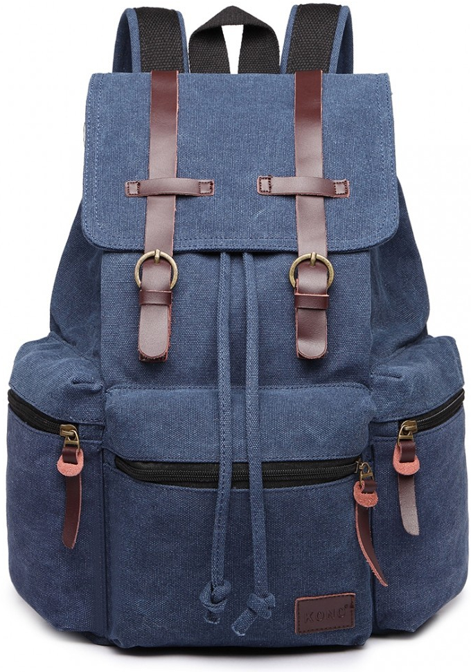 Kono plátěný outdoorový batoh navy 18 l