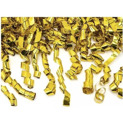 Konfety vystřelovací zlaté pásky 40cm – Zboží Dáma