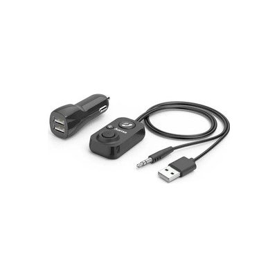 Hama Bluetooth handsfree sada do vozidla s aux-in, USB napájení – Sleviste.cz