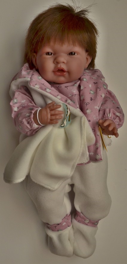 D´nenes Realistické miminko holčička Avril Mio 48 cm