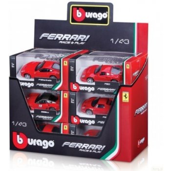 Bburago Auta Ferrari sada 12 ks 1:43