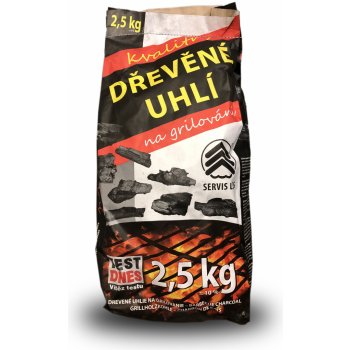 Servis Les dřevěné uhlí, 2,5 kg