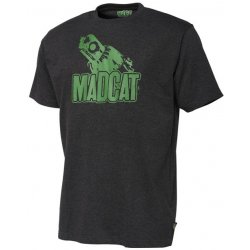 MADCAT tričko Clonk Teaser T-Shirt Dark Grey Melange