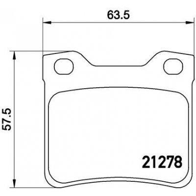 BREMBO Sada brzdových destiček, kotoučová brzda P 61 058 – Zbozi.Blesk.cz