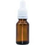 Bewit Lahvička skleněná hnědá lesklá bílá pipeta 15 ml – Sleviste.cz