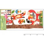 Anděl 10096 samolepící dekorace strom s lesními zvířátky 70x33cm – Zboží Dáma