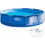 Tectake 402896 s ocelovou konstrukcí a filtračním čerpadlem 360 x 76 cm fuchsiová – Zboží Dáma