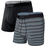 Saxx Quest Boxer Brief Fly 2PK sunrise stripe/black II – Zboží Dáma