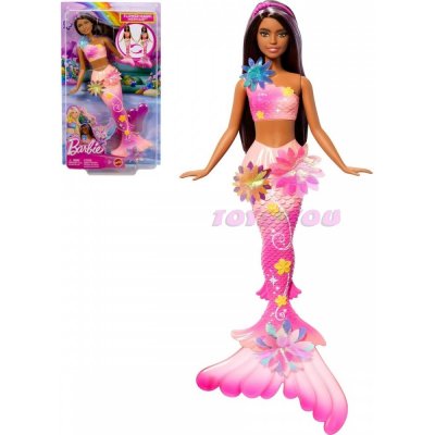 Mattel JDM73 Barbie mořská panna s kouzelnou květinou brunetka – Sleviste.cz