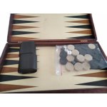 dřevěná stolní hra Backgammon dama+kostky mad – Zboží Živě