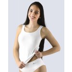 Gina prodloužené širší ramínka bezešvé Bamboo Soft 08030P bílá – Zboží Dáma