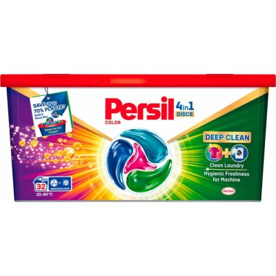 Persil 4in1 Discs Deep Clean Color Kapsle na praní 32 PD – Zboží Mobilmania