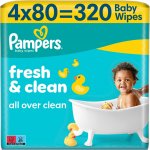 Pampers ubrousky Fresh Clean XXL 4 x 80 ks – Hledejceny.cz