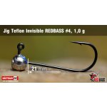 NASTRAHY.cz Jigová hlavička Teflon Invisible REDBASS #4, 21 mm 0 g 5 ks – Zboží Dáma