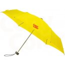 Plochý skládací deštník Malibu žlutý