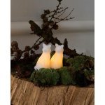 SIRIUS LED svíčka liška bílá sada 2 kusy 10 cm – Hledejceny.cz