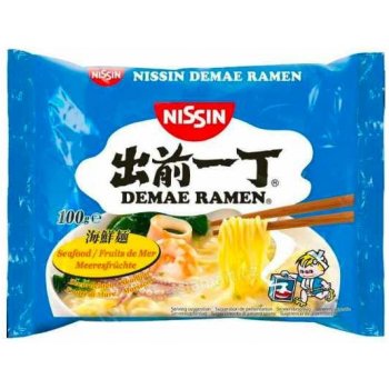 Nissin Demae Ramen nudle s příchutí mořských plodů 100 g