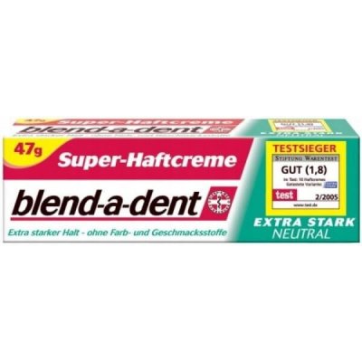 Blend-a-dent Extra Silné Neutrální Super Lepidlo na protézy 47 g – Zboží Dáma