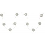 Retlux RXL 238 Vánoční osvětlení Sříbrné Koule 10LED 0,9 + 0,3m IP20 teplá bílá – Hledejceny.cz