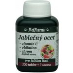 MedPharma Jablečný ocet + vláknina + vitamin C + chrom 107 tablet – Hledejceny.cz
