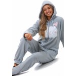 Overal s kapucí zamilovaný pejsek 1Z1519 šedý – Zboží Dáma