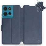 Mobiwear Kožené Motorola Moto G75 5G Modré – Zboží Živě