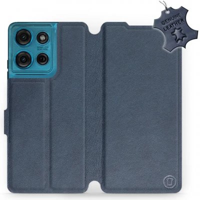 Mobiwear Kožené Motorola Moto G75 5G Modré – Zboží Živě
