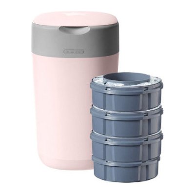 Tommee Tippee Twist & Click Advanced kbelík na pleny včetně 4 kazet s  antibakteriální fólií z udržitelných zdrojů Green v růžové barvě. od 1 393  Kč - Heureka.cz