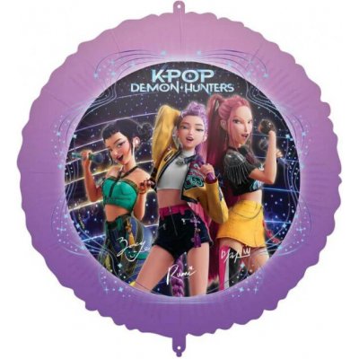 Procos Kruh "K-Pop: Lovkyně démonů" 46cm fóliový balónek + závaží – Zboží Dáma