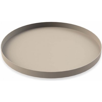 COOEE Design Kovový dekorativní tác Circle Grey 30cm šedá barva kov – Zbozi.Blesk.cz