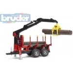 Bruder 2252 lesních PŘÍVĚS s hydraulickou rukou – Zboží Dáma