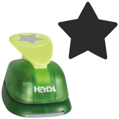 Heyda děrovač zelený 48 mm Hvězda – Zboží Dáma