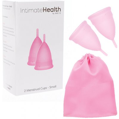 Intimate Health 2 Menstrual Cups Small