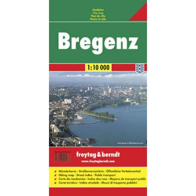 freytag & berndt - Plán města Bregenz 1:10 000 – Zboží Mobilmania