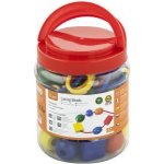 Lamps Navlékání dřevěných korálků extra velké – Zboží Mobilmania