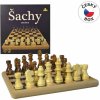Šachy MADE Dřevěné Šachy 21 x 21 cm