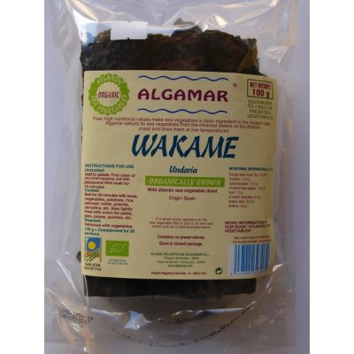 Algamar Mořské řasy Wakame Bio 100 g – Zbozi.Blesk.cz