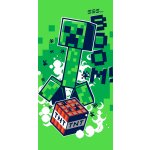 Jerry Fabrics Bavlněná froté osuška 70 x 140 cm - Minecraft Boom – Zbozi.Blesk.cz