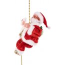 Ruhhy Santa na laně vánoční dekorace 22502