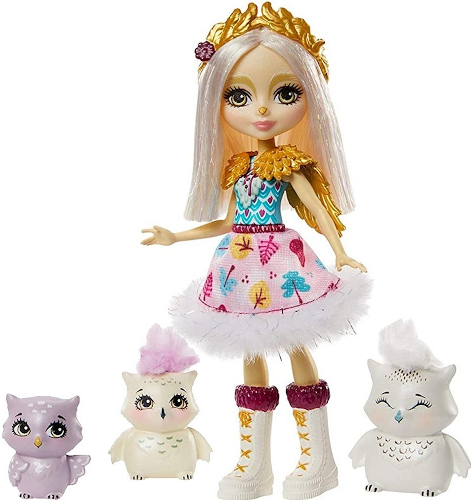 Mattel Enchantimals Odele Owl s rodinkou