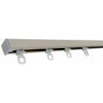 KovovégarnýžeCZ Madrid jezdec s háčkem broušený nerez 251-300cm – HobbyKompas.cz