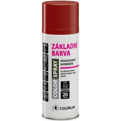 Colorlak Colorspray základní barva 400 ml AC600 červená C0840 – Sleviste.cz