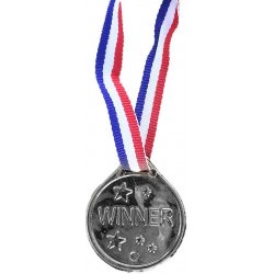 Medaile stříbrné 6 ks v sáčku