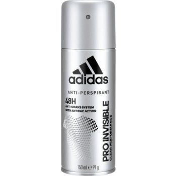 Adidas Pro Invisible Men antiperspirant deospray 150 ml od 55 Kč -  Heureka.cz
