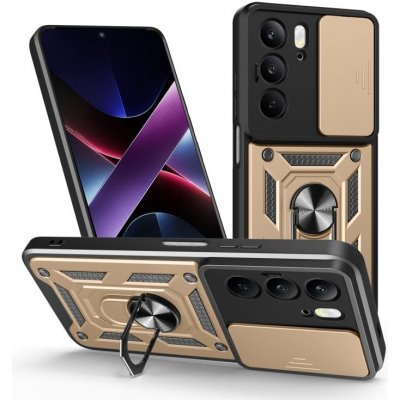 VSECHNONAMOBIL 104033 RING CAMERA Kryt s držákem pro Realme C75 / Realme 14x 5G zlatý – Sleviste.cz