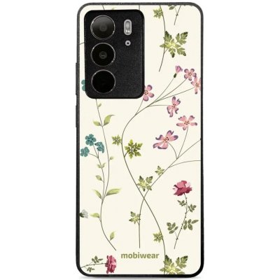 Mobiwear Glossy - Realme C75 - G035G - Tenké rostlinky s květy – Zboží Živě