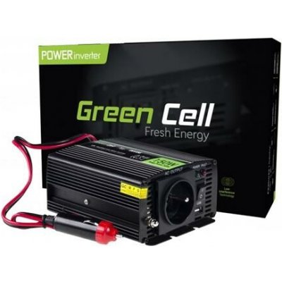 Green Cell Power Inverter 12V/230V 150W/300W Modified sine wave – Sleviste.cz