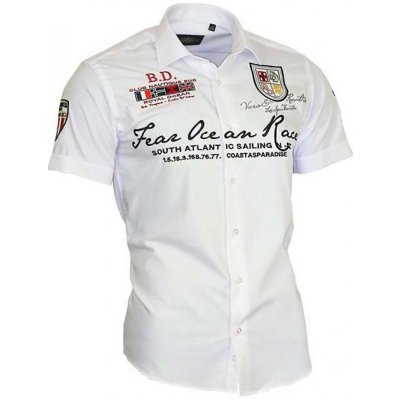 Binder De Luxe pánská košile krátký rukáv bílá 80605